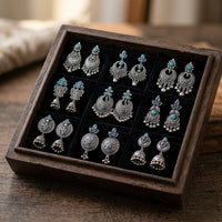 Regal Pearl Drop Chandelier Earrings
